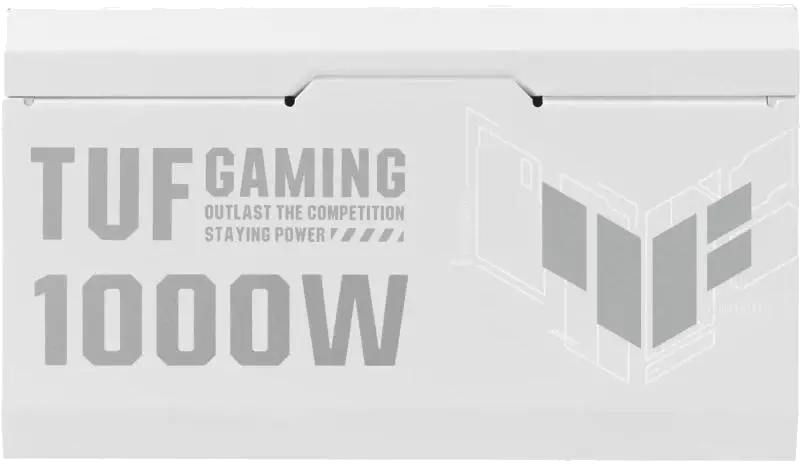 Asus TUF-GAMING-1000G-WHITE TUF GAMING 1000W ALB sursa PC ATX12V Active PFC 80 Plus GOLD, 4711387275993