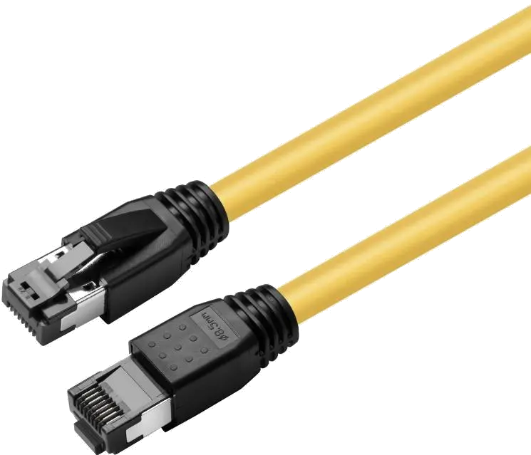 MicroConnect MC-SFTP8015Y CAT8.1 S/FTP 1.5m Yellow LSZH, Shielded Network Cable, AWG 24, 5704174652472