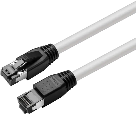 MicroConnect MC-SFTP802W CAT8.1 S/FTP 2m White LSZH, Shielded Network Cable, AWG 24, 5704174652212