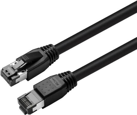 MicroConnect MC-SFTP803S CAT8.1 S/FTP 3m Black LSZH, Shielded Network Cable, AWG 24, 5704174652311