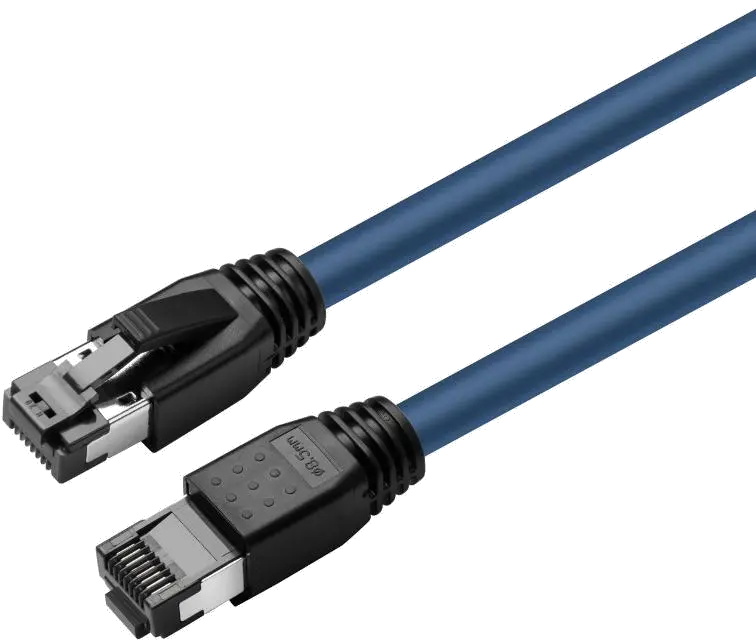 MicroConnect MC-SFTP805B CAT8.1 S/FTP 5m Blue LSZH, Shielded Network Cable, AWG 24, 5704174652410