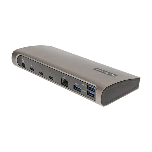 StarTech TB4CDOCKUE Thunderbolt 4 Docking Station for Windows or TB3 MacBook, 96W PD, Dual Monitor, 65030895064