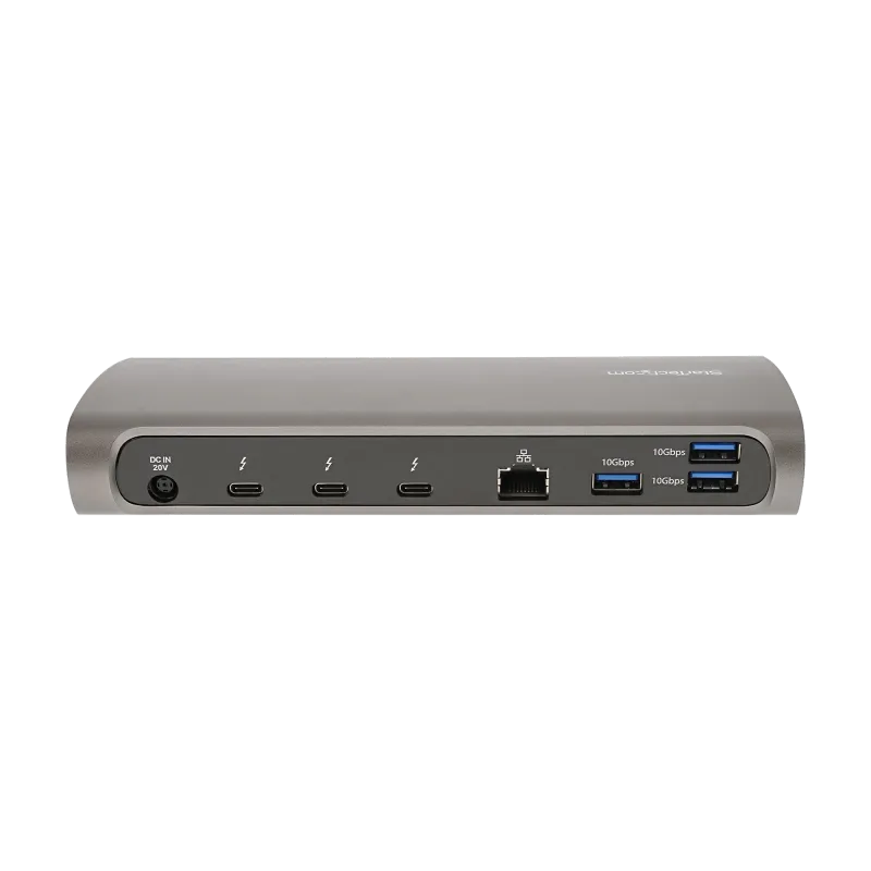 StarTech TB4CDOCKUE Thunderbolt 4 Docking Station for Windows or TB3 MacBook, 96W PD, Dual Monitor, 65030895064