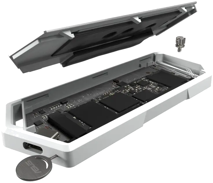 Asus ESD-S1C/WHT/G/AS ROG Strix Arion Rack SSD M.2 PCIe USB Type-C ALB, 4711387563366