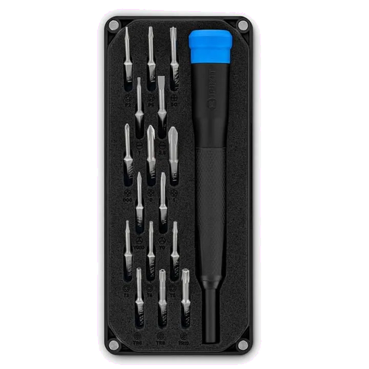 iFixit EU145474-1 4 mm Precision Bit Driver Kit 16 Screwdriver Bits with case, 856235006573