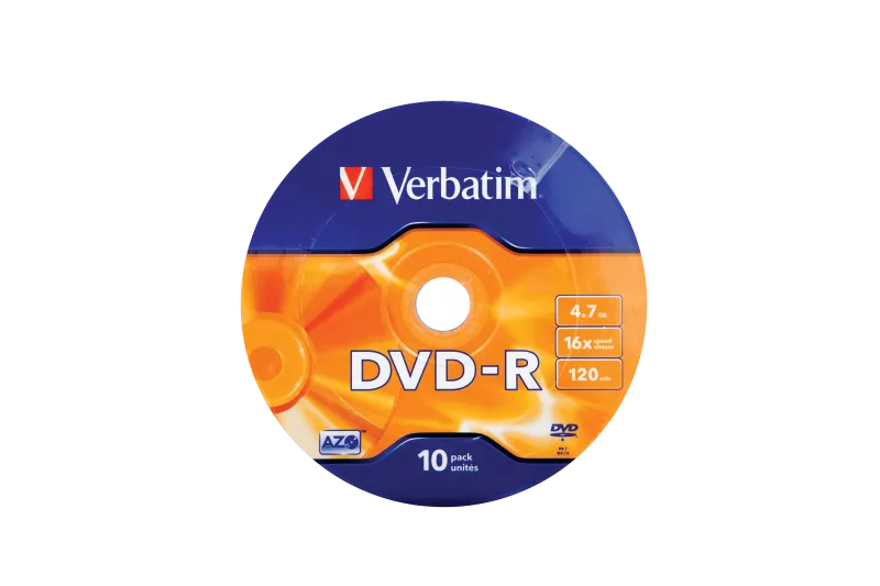 Verbatim 43729 DVD-R Matt Silver 16x 4,7GB, 10buc/spindle, 23942437291