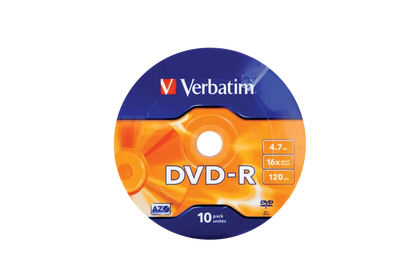 Verbatim 43729 DVD-R Matt Silver 16x 4,7GB, 10buc/spindle, 23942437291