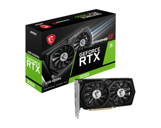 MSI GEFORCE RTX 3050 GAMING X 6G Placa video GeForce RTX 3050 GAMING X 6GB GDDR6 96-bit 13xDP 1.4 2xHDMI 2.1, 4711377176835