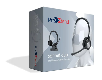 ProXtend PX-HSBT201 Sonnet Duo Stereo Headset BT casti cu microfon wireless (bluetooth 5.0), 5714590008463