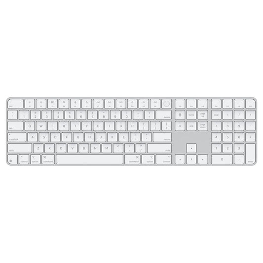 Apple MXK73Z/A Apple Magic Keyboard (2024) wTouch ID and Numeric Keypad, International English, White 195949655180