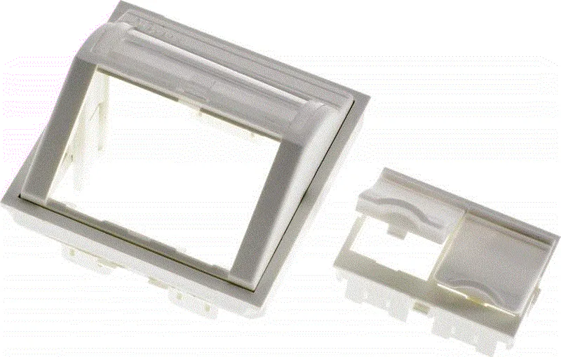 Aginode N423.540N Aginode Priza aplicabila Nexans in unghi pentru 2 conectori Snap-in 5415044502512