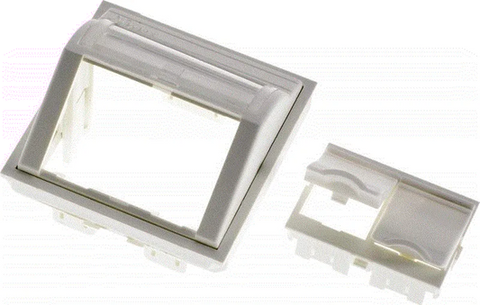 Aginode N423.540N Aginode Priza aplicabila Nexans in unghi pentru 2 conectori Snap-in 5415044502512