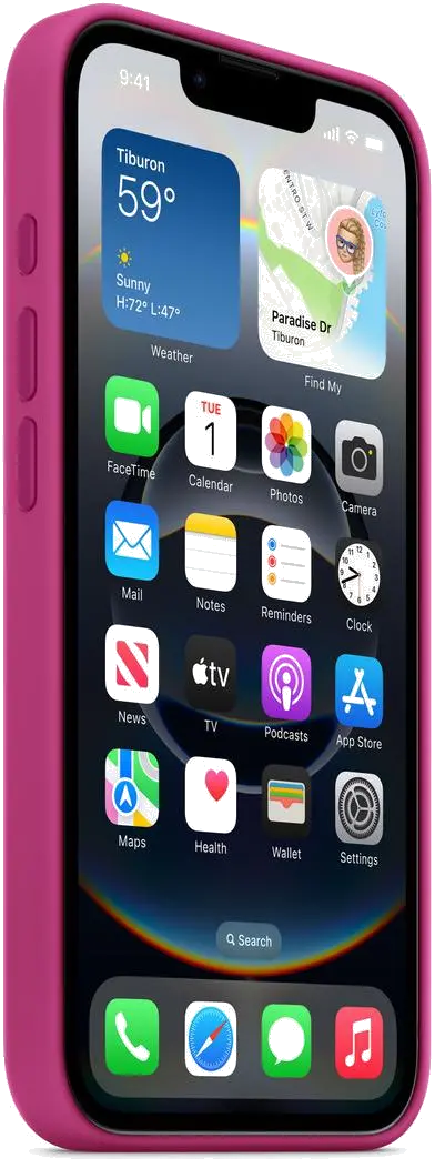 Apple MD3W4ZM/A Husa silicon iPhone 16e Fuchsia, 195950217322
