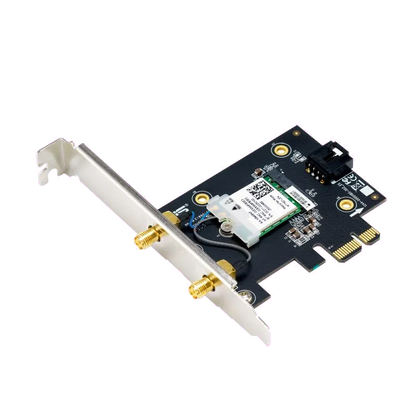 Asus PCE-BE6500 PCE-BE6500 placa retea wireless PCI-E x 1 Wifi Bluetooth 5.4 WI-FI 7 2.4GHz / 5G, 4711387680681
