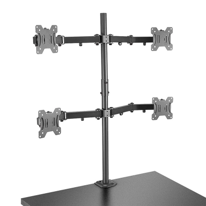 Lindy 40659 Lindy Suport pentru 4 moitoare cu prindere pe blatul biroului maxim 7Kg si 28inch 4002888406598