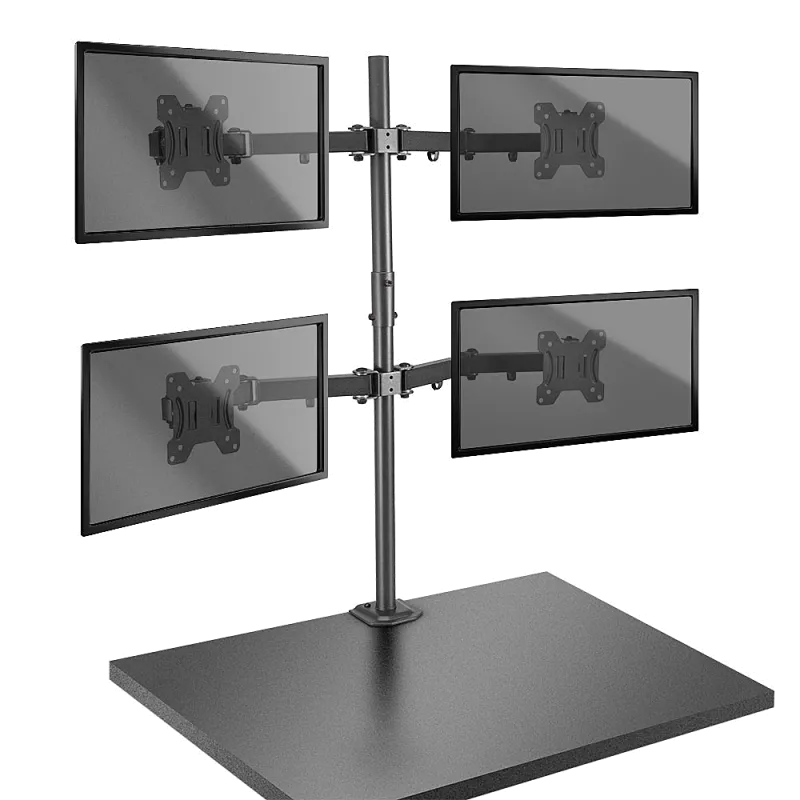 Lindy 40659 Lindy Suport pentru 4 moitoare cu prindere pe blatul biroului maxim 7Kg si 28inch 4002888406598