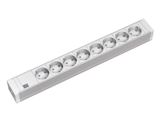 Bachmann 333.601 Prelungitor / PDU 19inch 1U Bachmann 333.601, Intrare Schuko, Iesire 8x Schuko, 4016514019342