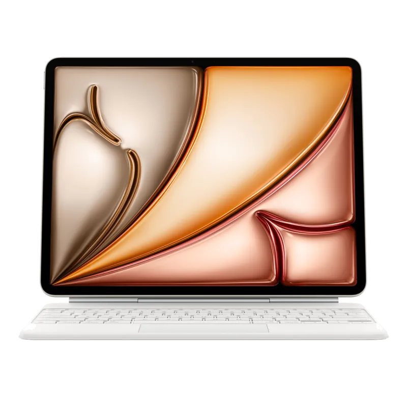 Apple MDFW4RO/A Magic Keyboard for iPad Air 13-inch (M3) Romanian White, 195950262780