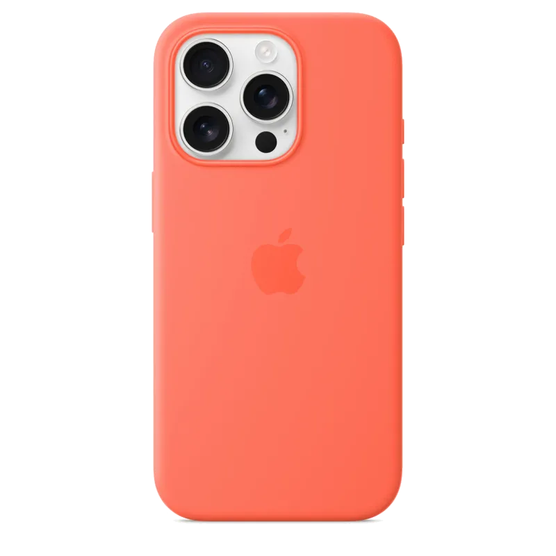 Apple MDFY4ZM/A iPhone 16 Pro Silicone Case with MagSafe Tangerine (SEASONAL), 195950231038