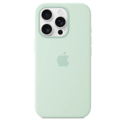 Apple MDG04ZM/A iPhone 16 Pro Silicone Case with MagSafe Aquamarine (SEASONAL), 195950231052