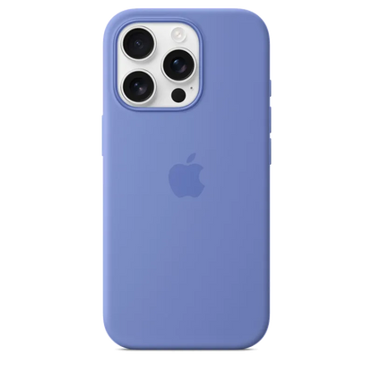 Apple MDG14ZM/A iPhone 16 Pro Silicone Case with MagSafe Periwinkle (SEASONAL), 195950366082
