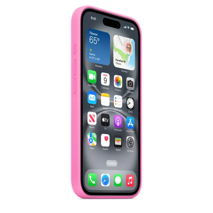 Apple MDGM4ZM/A iPhone 16 Silicone Case with MagSafe Peony (SEASONAL), 195950231588