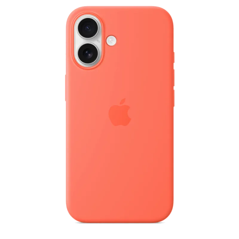 Apple MDGN4ZM/A iPhone 16 Silicone Case with MagSafe Tangerine (SEASONAL), 195950231601