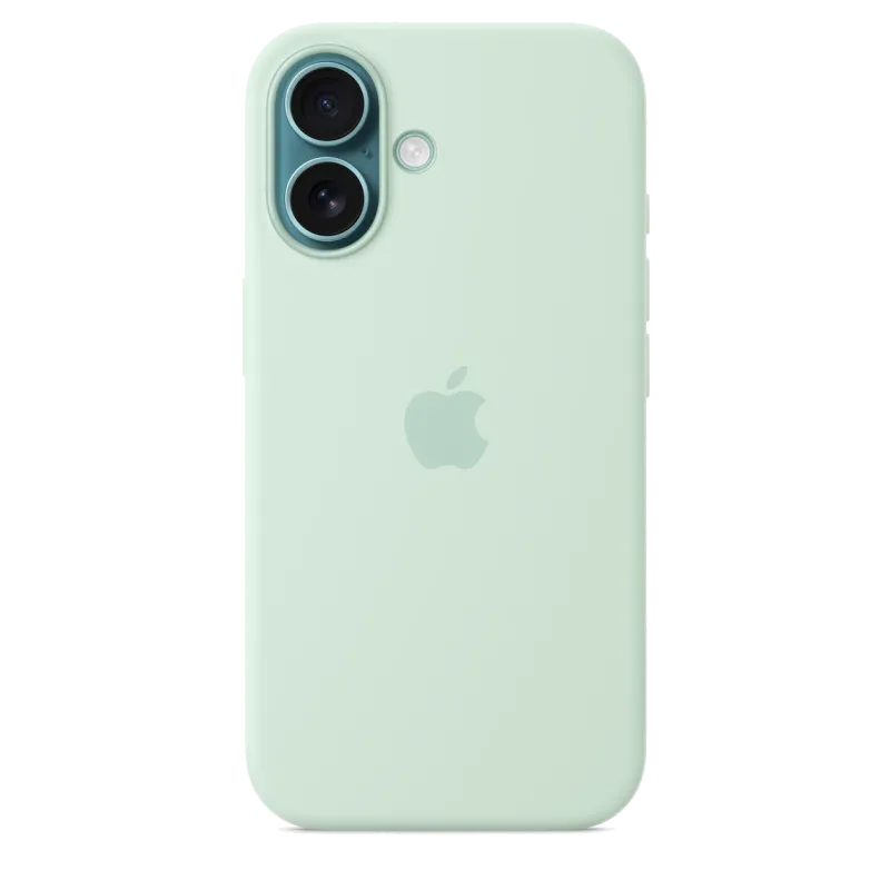 Apple MDGP4ZM/A iPhone 16 Silicone Case with MagSafe Aquamarine (SEASONAL), 195950231625