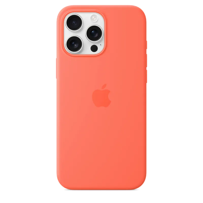 Apple MDGX4ZM/A iPhone 16 Pro Max Silicone Case with MagSafe Tangerine (SEASONAL), 195950231762