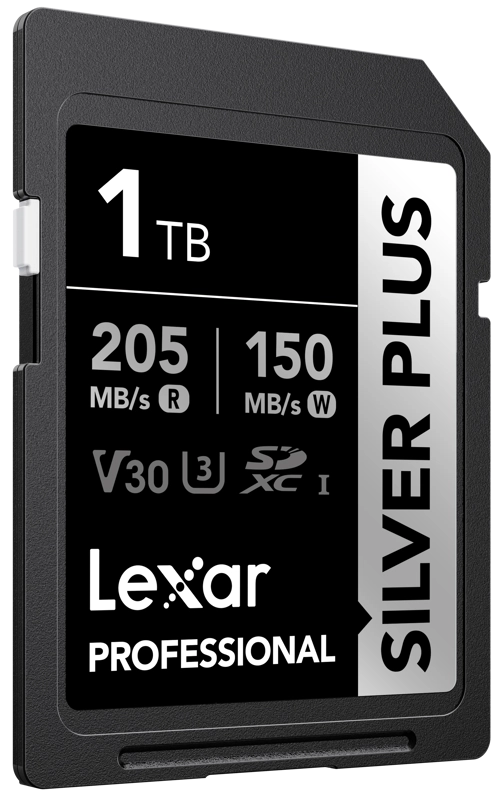 Lexar LSDSIPL001T-BNNNG SDXC Professional SILVER Plus 1066x UHS-I/U3/A2/4K R205/W150 (V30) 1TB, 843367134168