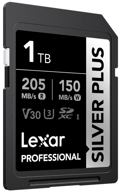 Lexar LSDSIPL001T-BNNNG SDXC Professional SILVER Plus 1066x UHS-I/U3/A2/4K R205/W150 (V30) 1TB, 843367134168