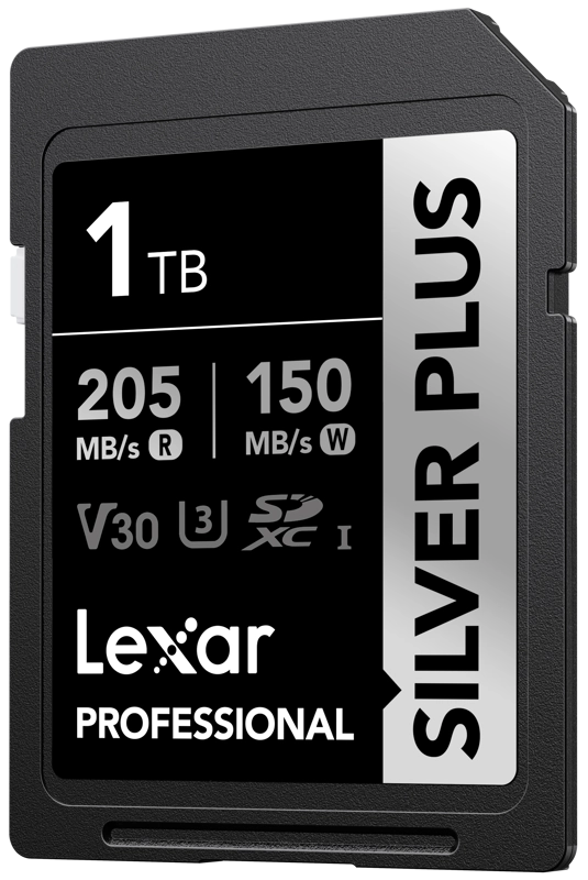 Lexar LSDSIPL001T-BNNNG SDXC Professional SILVER Plus 1066x UHS-I/U3/A2/4K R205/W150 (V30) 1TB, 843367134168
