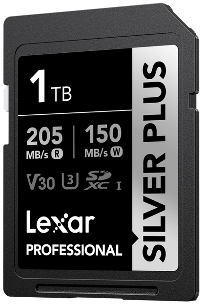 Lexar LSDSIPL001T-BNNNG SDXC Professional SILVER Plus 1066x UHS-I/U3/A2/4K R205/W150 (V30) 1TB, 843367134168
