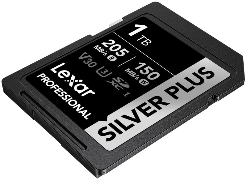 Lexar LSDSIPL001T-BNNNG SDXC Professional SILVER Plus 1066x UHS-I/U3/A2/4K R205/W150 (V30) 1TB, 843367134168