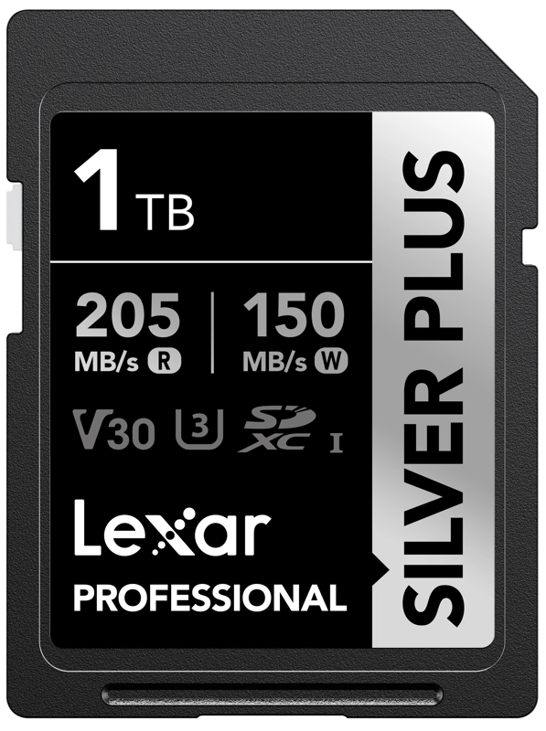 Lexar LSDSIPL001T-BNNNG SDXC Professional SILVER Plus 1066x UHS-I/U3/A2/4K R205/W150 (V30) 1TB, 843367134168