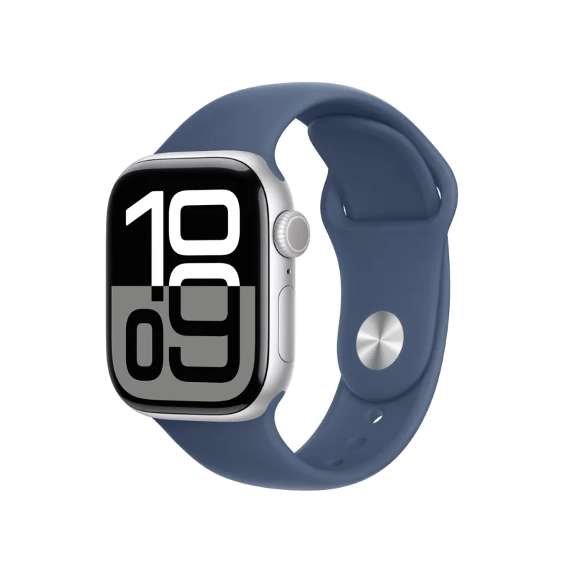 Apple MXLE3ZM/A Apple Watch 42mm Sport Band Denim S/M, 195949657016