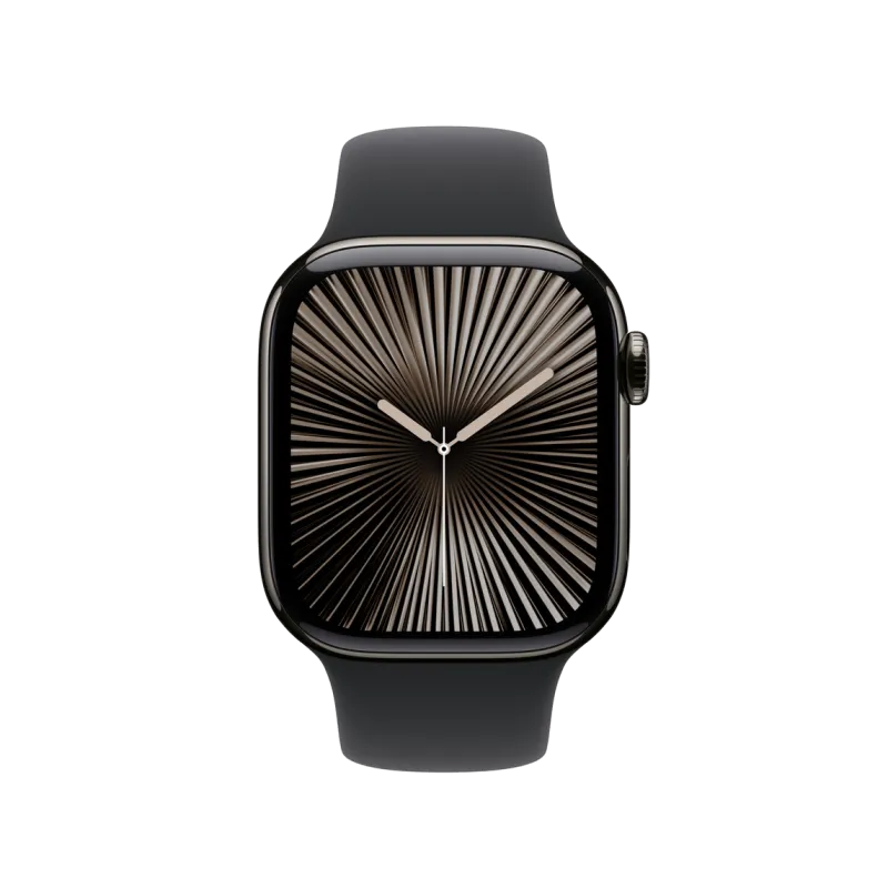 Apple MXLJ3ZM/A Apple Watch 42mm Sport Band Black S/M, 195949657177