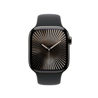 Apple MXLK3ZM/A Apple Watch 42mm Sport Band Black M/L, 195949657214