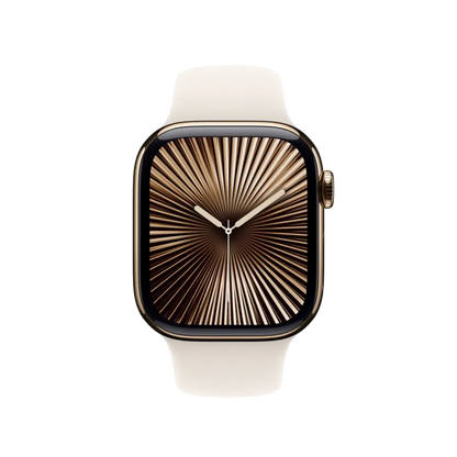 Apple MXLM3ZM/A Apple Watch 42mm Sport Band Starlight M/L, 195949657290