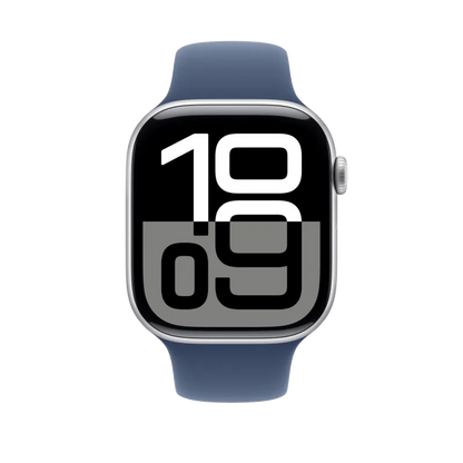 Apple MXLV3ZM/A Apple Watch 46mm Sport Band Denim S/M, 195949657573