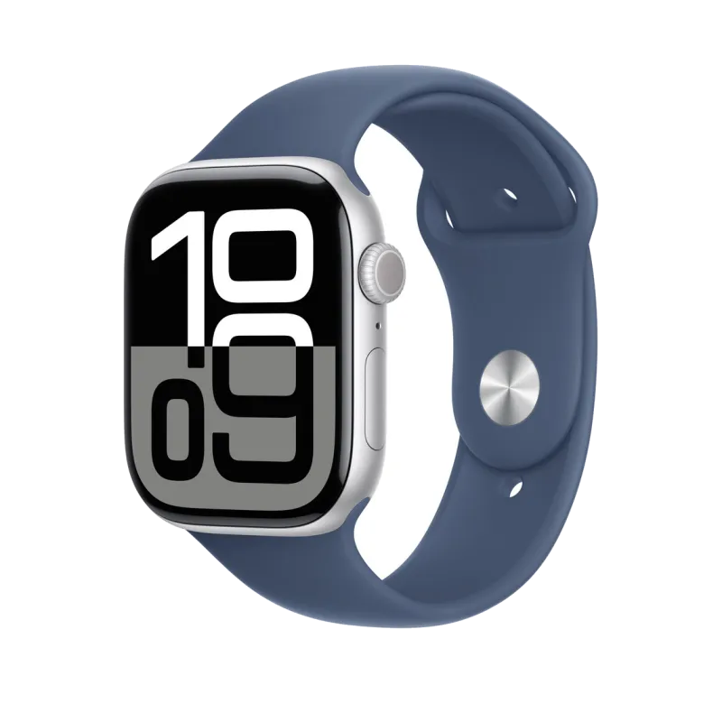 Apple MXLW3ZM/A Apple Watch 46mm Sport Band Denim M/L, 195949657610