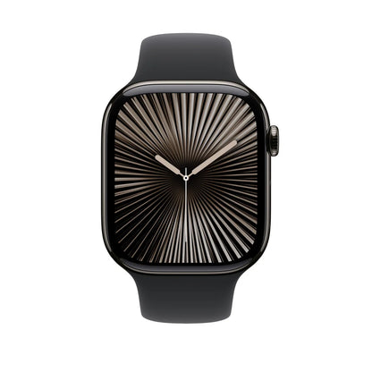 Apple MXM23ZM/A Apple Watch 46mm Sport Band Black - S/M 195949657733