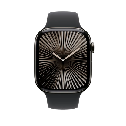 Apple MXM23ZM/A Apple Watch 46mm Sport Band Black S/M, 195949657733