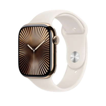 Apple MXM73ZM/A Apple Watch 46mm Sport Band Starlight M/L, 195949657894