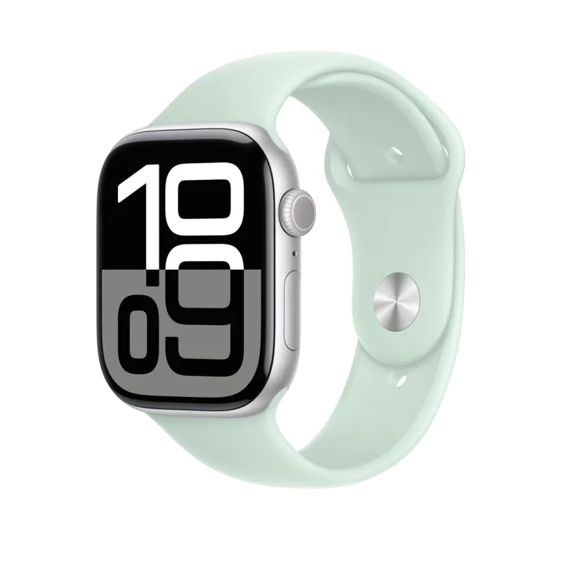 Apple MDT94ZM/A Apple Watch 46mm Sport Band Aquamarine S/M (SEASONAL), 195950241914