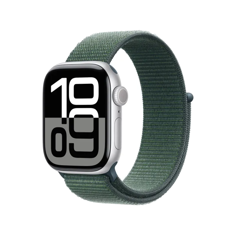 Apple MXL23ZM/A Apple Watch 42mm Sport Loop Lake Green, 195949656576
