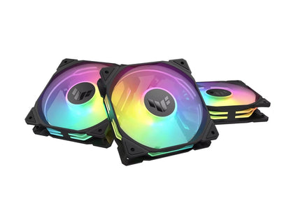 Asus TUF GAMING TR120 FAN ARGB RV BLACK 3IN1 TUF GAMING TR120 ARGB NEGRU REVERSE Ventilatoare Carcasa 120mm viteza 2000rpm, 4711387543436