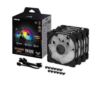 Asus TUF GAMING TR120 FAN ARGB RV BLACK 3IN1 TUF GAMING TR120 ARGB NEGRU REVERSE Ventilatoare Carcasa 120mm viteza 2000rpm, 4711387543436