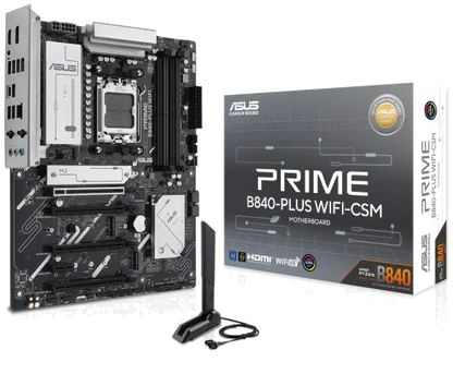 Asus PRIME B840-PLUS WIFI PRIME B840 PLUS WIFI Placa de Baza AM5 4x DDR5, 1x DP 1x HDMI, 2x PCIE 4.0 x16, 4711387797273