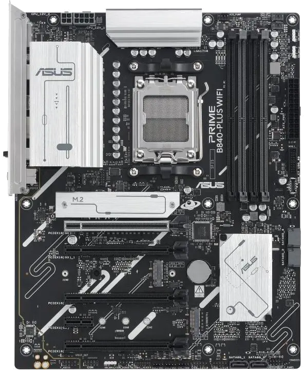 Asus PRIME B840-PLUS WIFI PRIME B840 PLUS WIFI Placa de Baza AM5 4x DDR5, 1x DP 1x HDMI, 2x PCIE 4.0 x16, 4711387797273